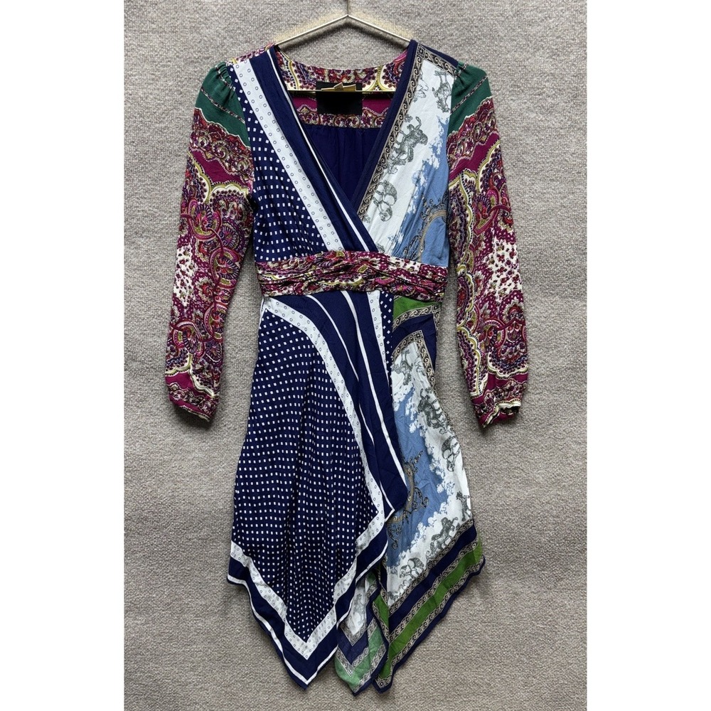 Moulinette Soeurs Istanbul Wrap Dress Womens Size 2 Multicolor Anthropologie EUC